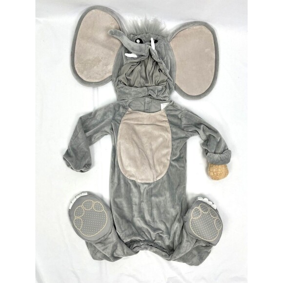 Gray Elephant Baby 18-24 months Costume Spirit Halloween Plush - Picture 1 of 9